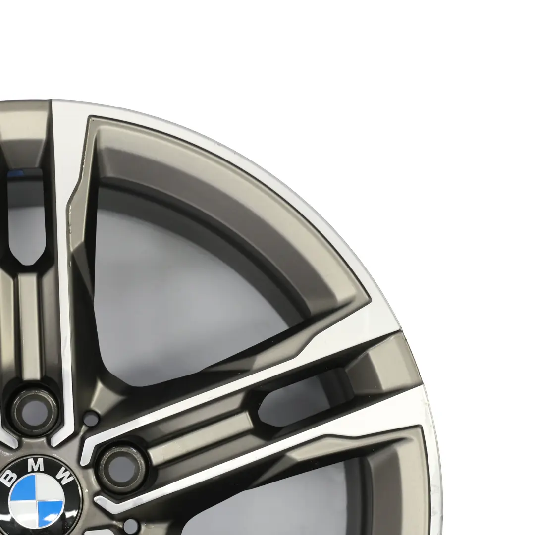 Alloy BMW F40 Cerium Grey Wheel Rim 18" Double Spoke 556M ET:54 8J to with Part number 8053524 Alloy BMW F40 Cerium Grey Wheel Rim 18" Double Spoke 556M ET:54 8J - SKU 8053524-4 - Part number 8053524