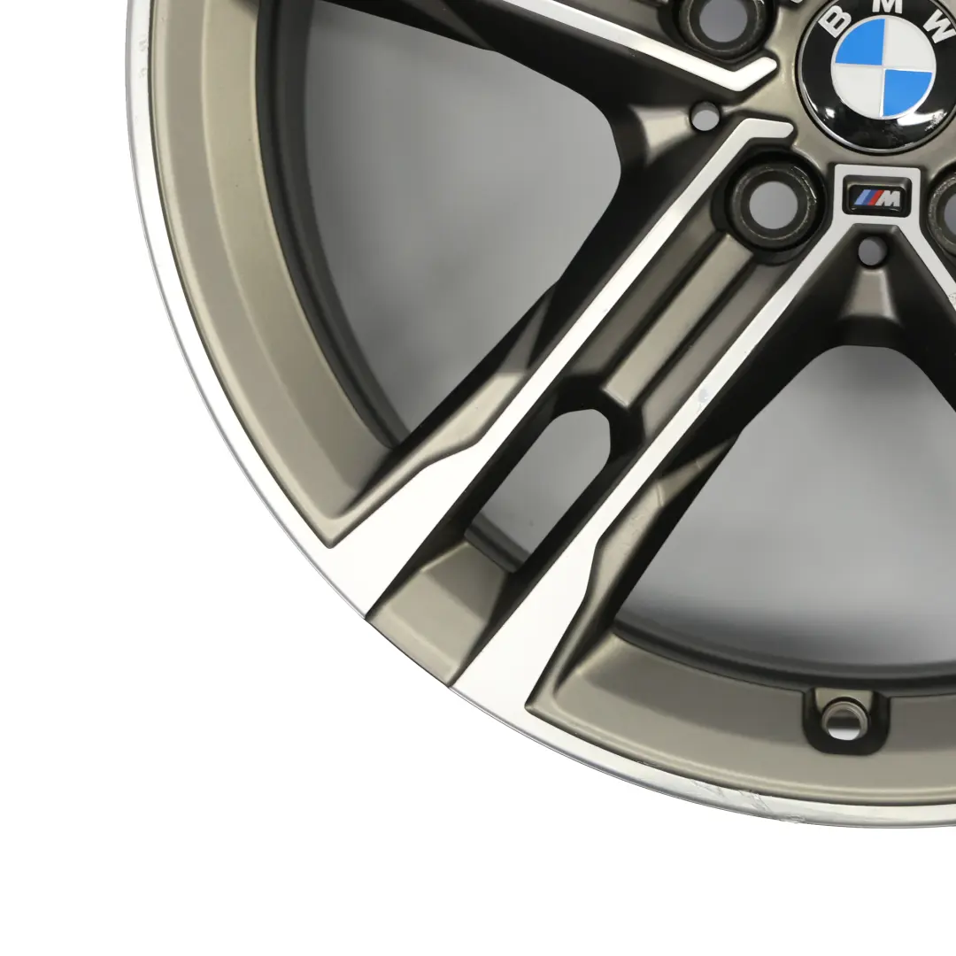 Alloy BMW F40 Cerium Grey Wheel Rim 18" Double Spoke 556M ET:54 8J to with Part number 8053524 Alloy BMW F40 Cerium Grey Wheel Rim 18" Double Spoke 556M ET:54 8J - SKU 8053524-4 - Part number 8053524