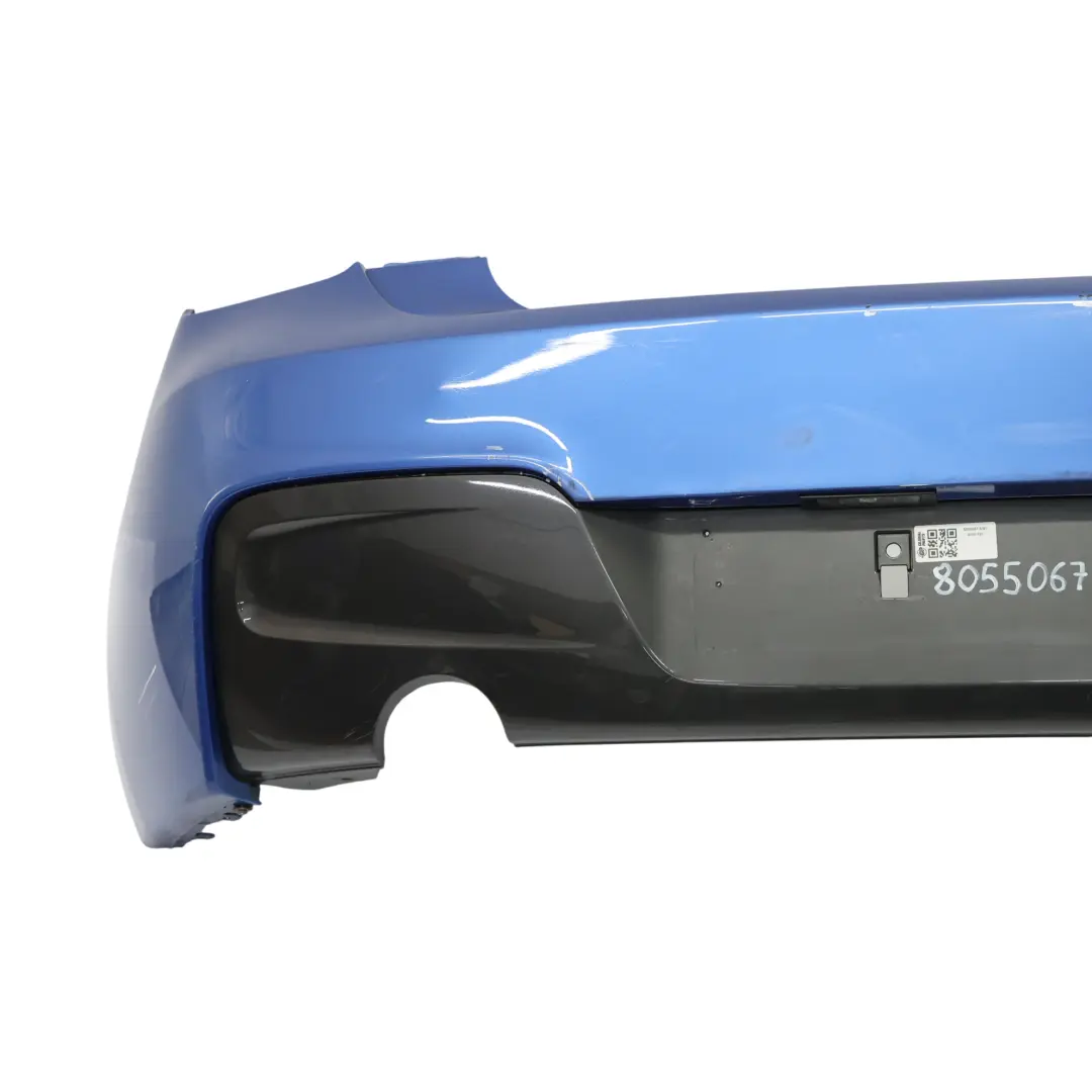 BMW F20 F21 Zderzak Tylny M-Pakiet Estorilblau Estoril Blue - B45 - SKU 8055067-EB1 - Numer Części 8055067