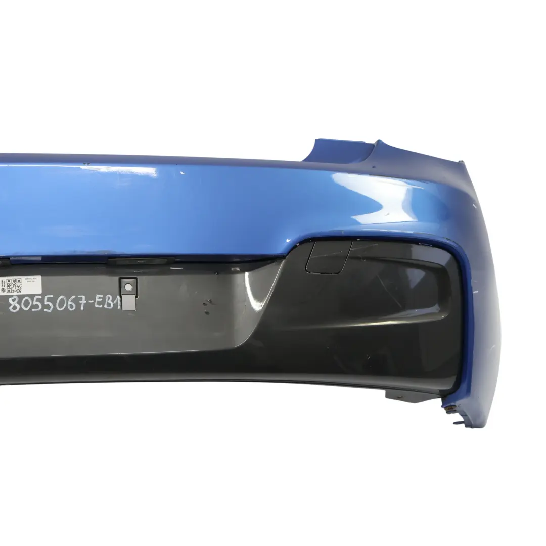 BMW F20 F21 Zderzak Tylny M-Pakiet Estorilblau Estoril Blue - B45 - SKU 8055067-EB1 - Numer Części 8055067