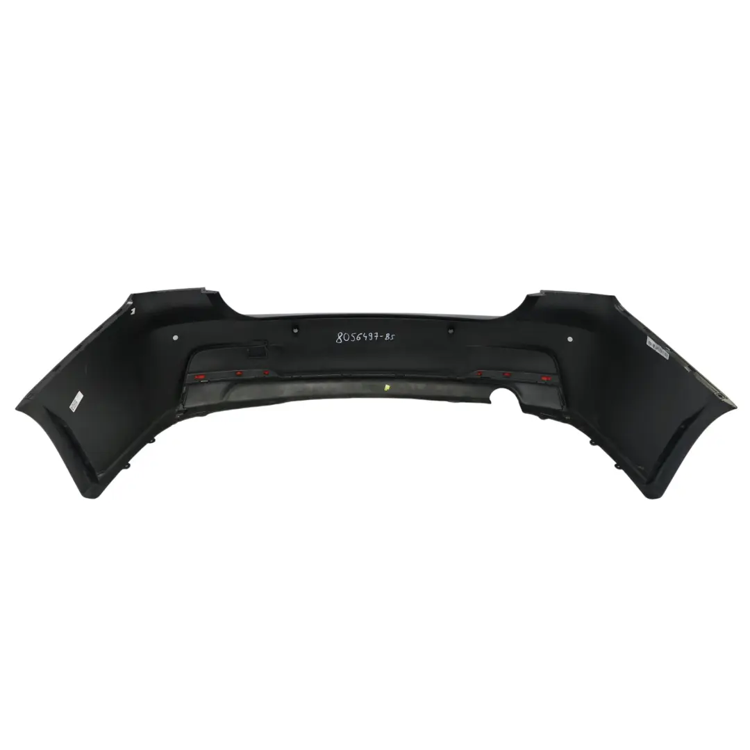 Bumper Rear M Sport Trim Panel PDC Black Sapphire Metallic - 475 to BMW F30 with Part number 8056497 BMW F30 Bumper Rear M Sport Trim Panel PDC Black Sapphire Metallic - 475 - SKU 8056497-BS - Part number 8056497