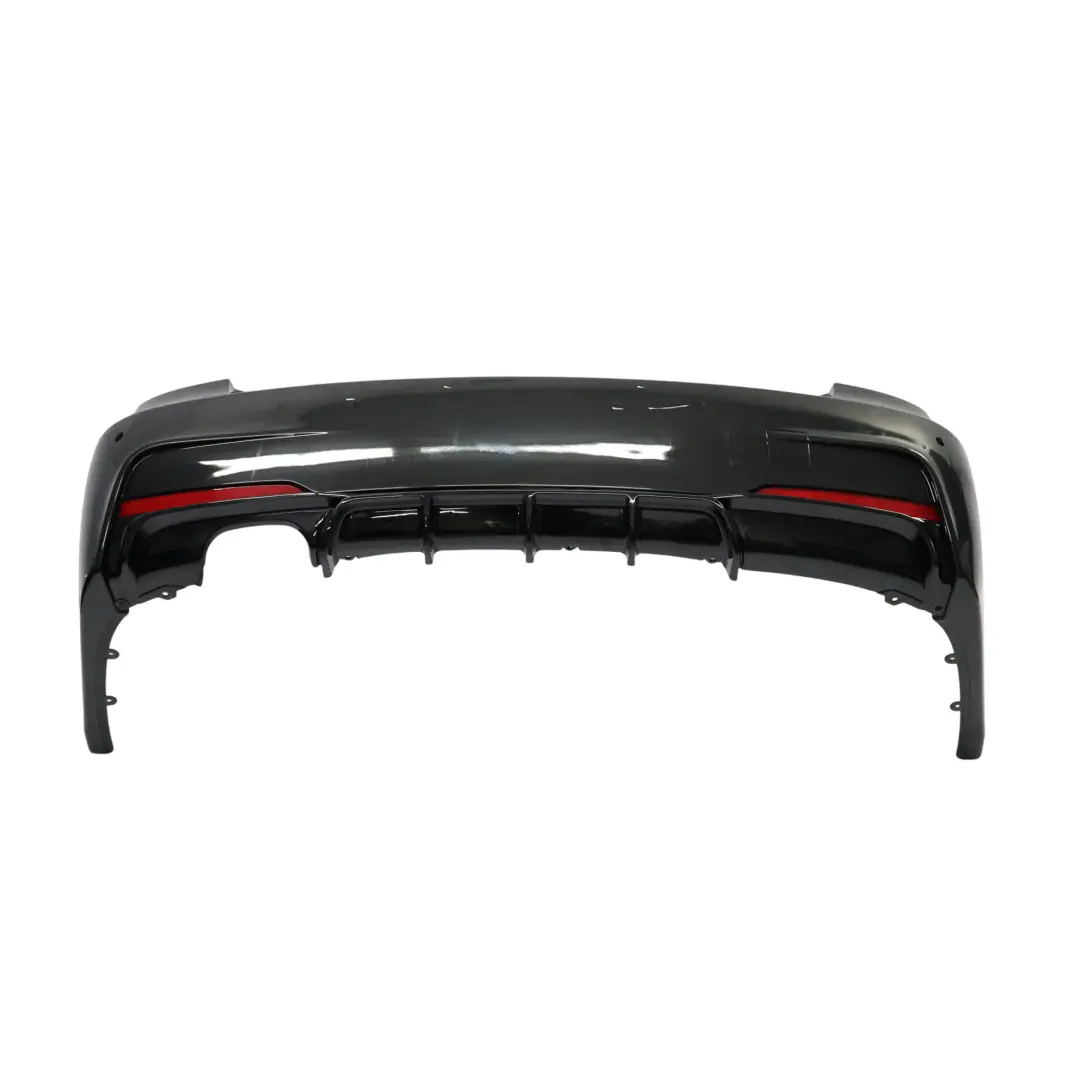 Bumper Rear M Sport Trim Panel PDC Black Sapphire Metallic - 475 to BMW F30 with Part number 8056497 BMW F30 Bumper Rear M Sport Trim Panel PDC Black Sapphire Metallic - 475 - SKU 8056497-BS3 - Part number 8056497