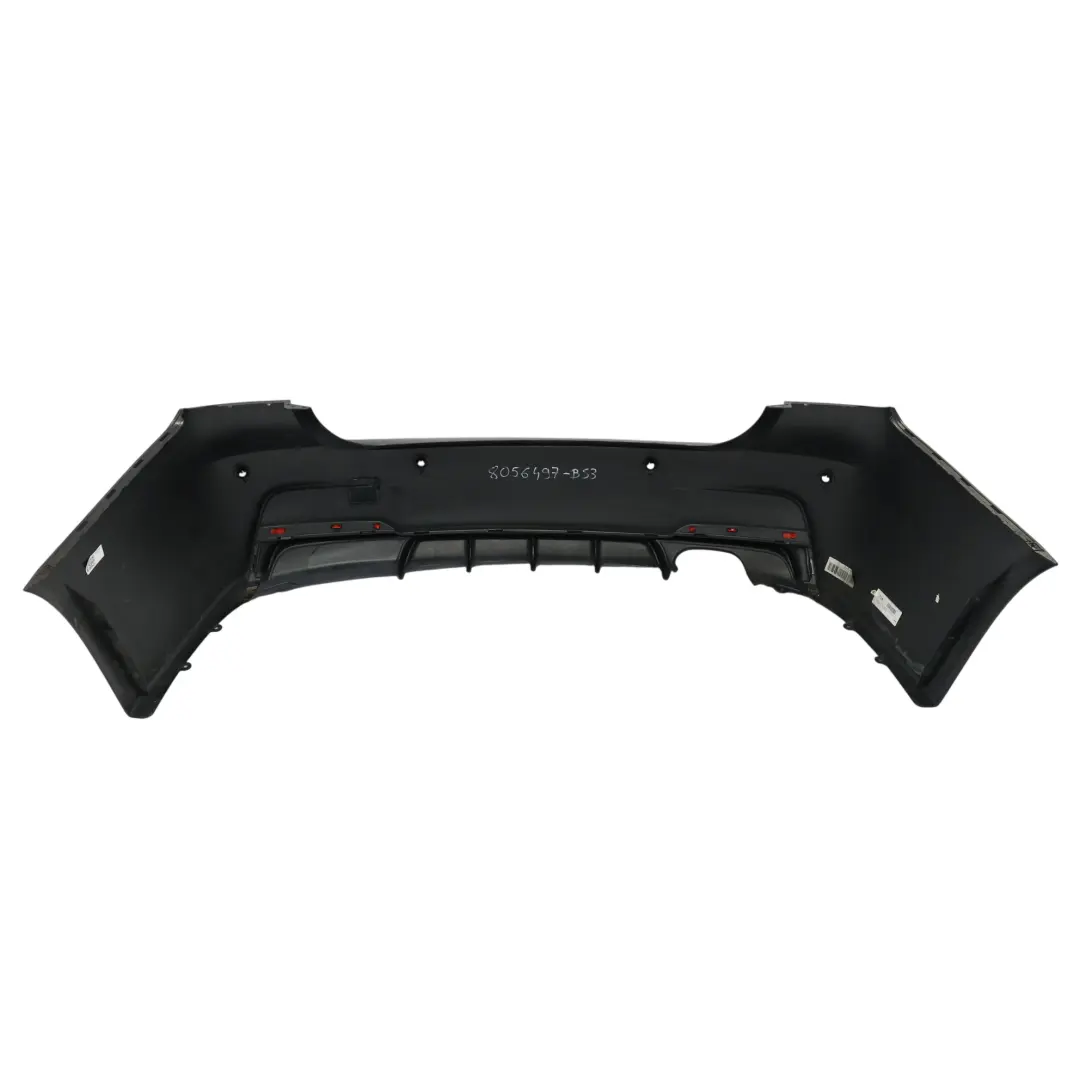 Bumper Rear M Sport Trim Panel PDC Black Sapphire Metallic - 475 to BMW F30 with Part number 8056497 BMW F30 Bumper Rear M Sport Trim Panel PDC Black Sapphire Metallic - 475 - SKU 8056497-BS3 - Part number 8056497