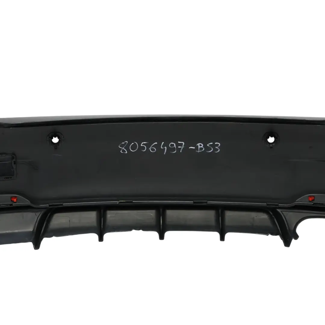 Bumper Rear M Sport Trim Panel PDC Black Sapphire Metallic - 475 to BMW F30 with Part number 8056497 BMW F30 Bumper Rear M Sport Trim Panel PDC Black Sapphire Metallic - 475 - SKU 8056497-BS3 - Part number 8056497