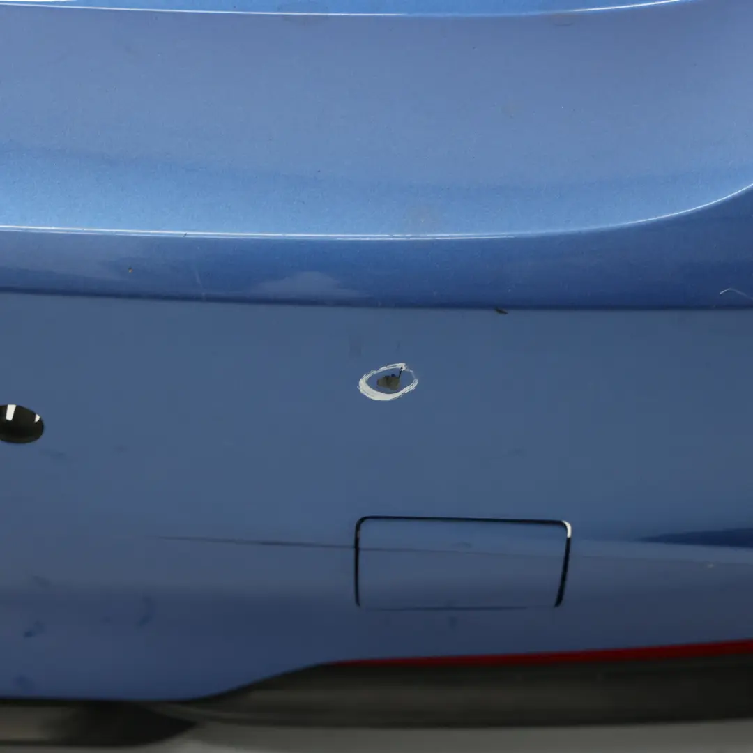 Bumper Panel M Sport Trim Cover PDC Estorilblau Estoril Blue - B45 to BMW F30 Rear with Part number 8056497 BMW F30 Rear Bumper Panel M Sport Trim Cover PDC Estorilblau Estoril Blue - B45 - SKU 8056497-EB - Part number 8056497