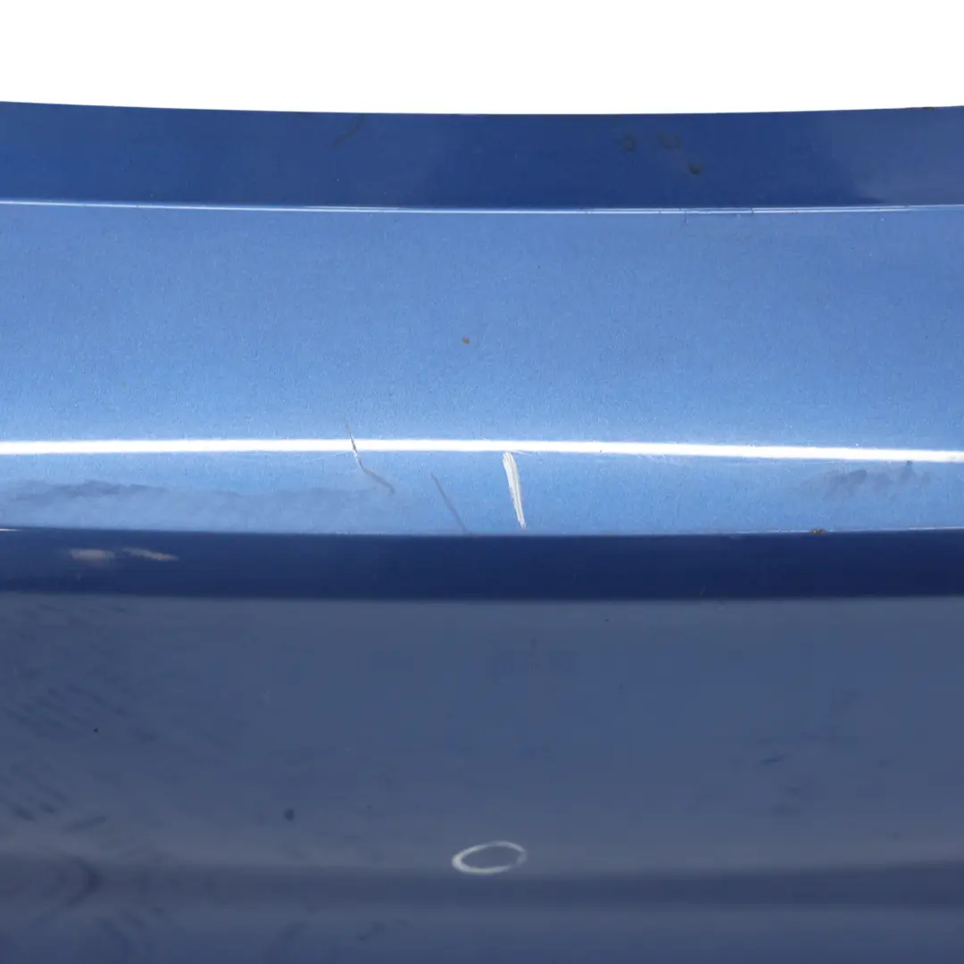 Bumper Panel M Sport Trim Cover PDC Estorilblau Estoril Blue - B45 to BMW F30 Rear with Part number 8056497 BMW F30 Rear Bumper Panel M Sport Trim Cover PDC Estorilblau Estoril Blue - B45 - SKU 8056497-EB - Part number 8056497