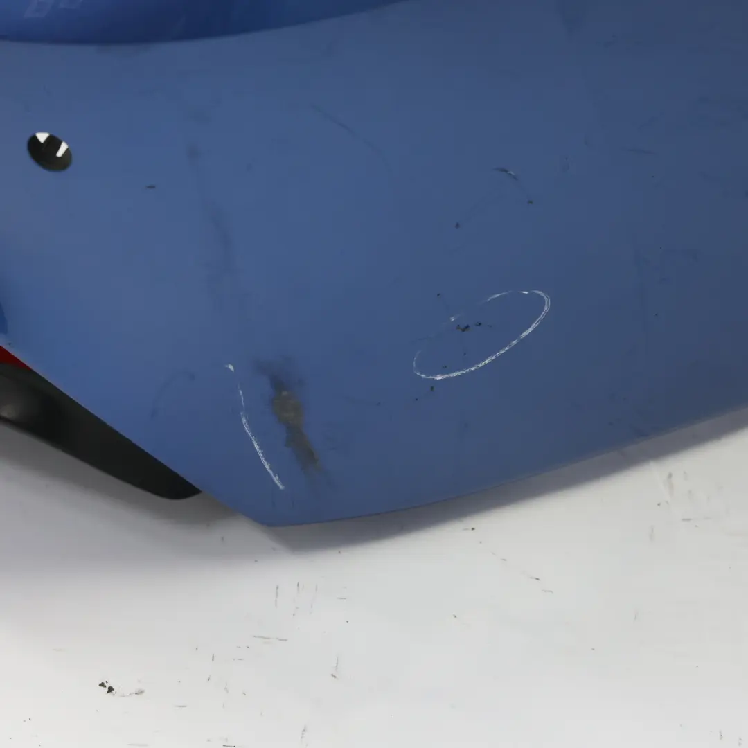 Bumper Panel M Sport Trim Cover PDC Estorilblau Estoril Blue - B45 to BMW F30 Rear with Part number 8056497 BMW F30 Rear Bumper Panel M Sport Trim Cover PDC Estorilblau Estoril Blue - B45 - SKU 8056497-EB - Part number 8056497