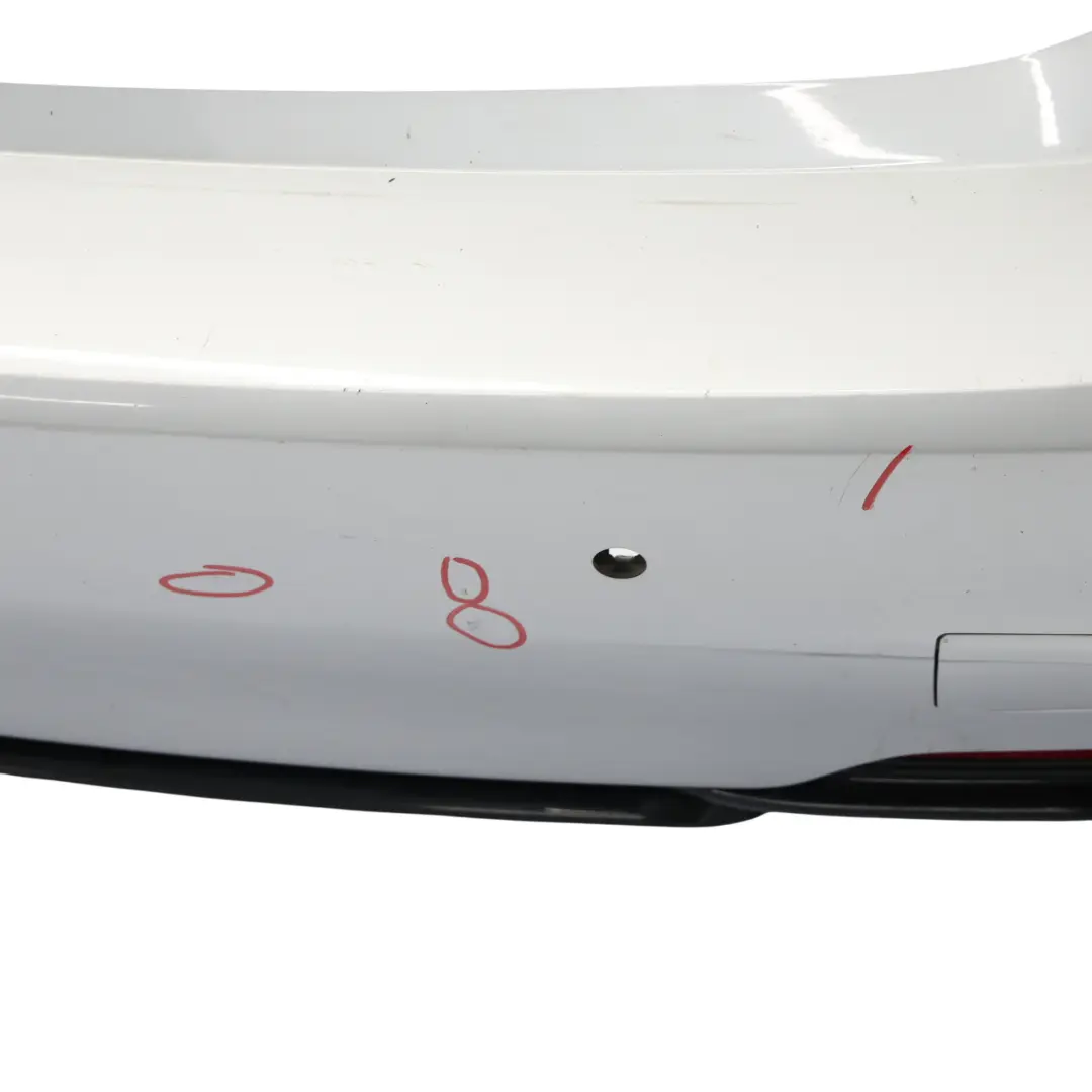 BMW F30 M Sport Rear Bumper Trim Panel PDC Glacier Silber Metallic - A83 - SKU 8056497-GSB1 - Part number 8056497