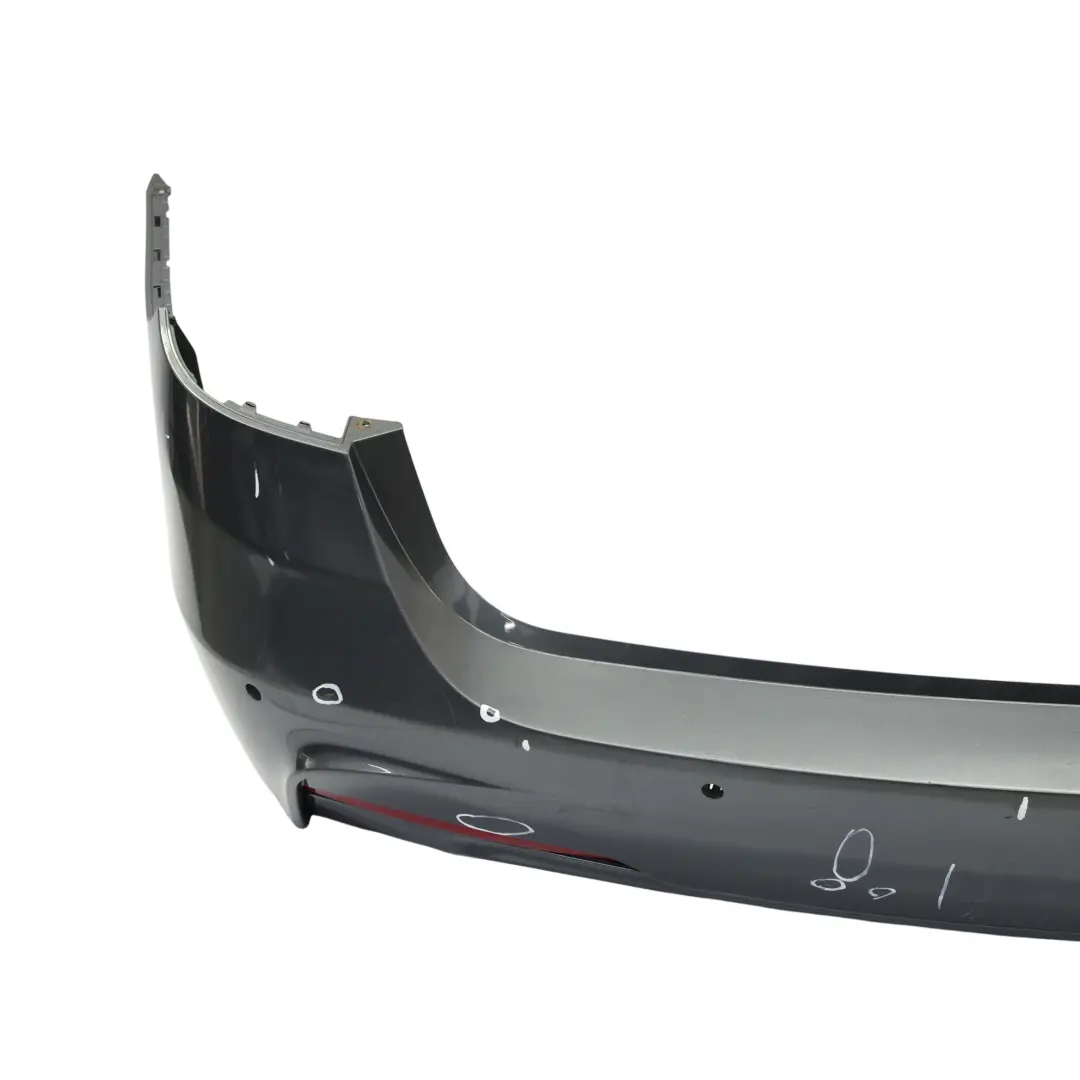 BMW F31 Touring Rear Bumper M Sport Trim Panel PDC Mineralgrau Grey - B39 - SKU 8056577-MG1 - Part number 8056577