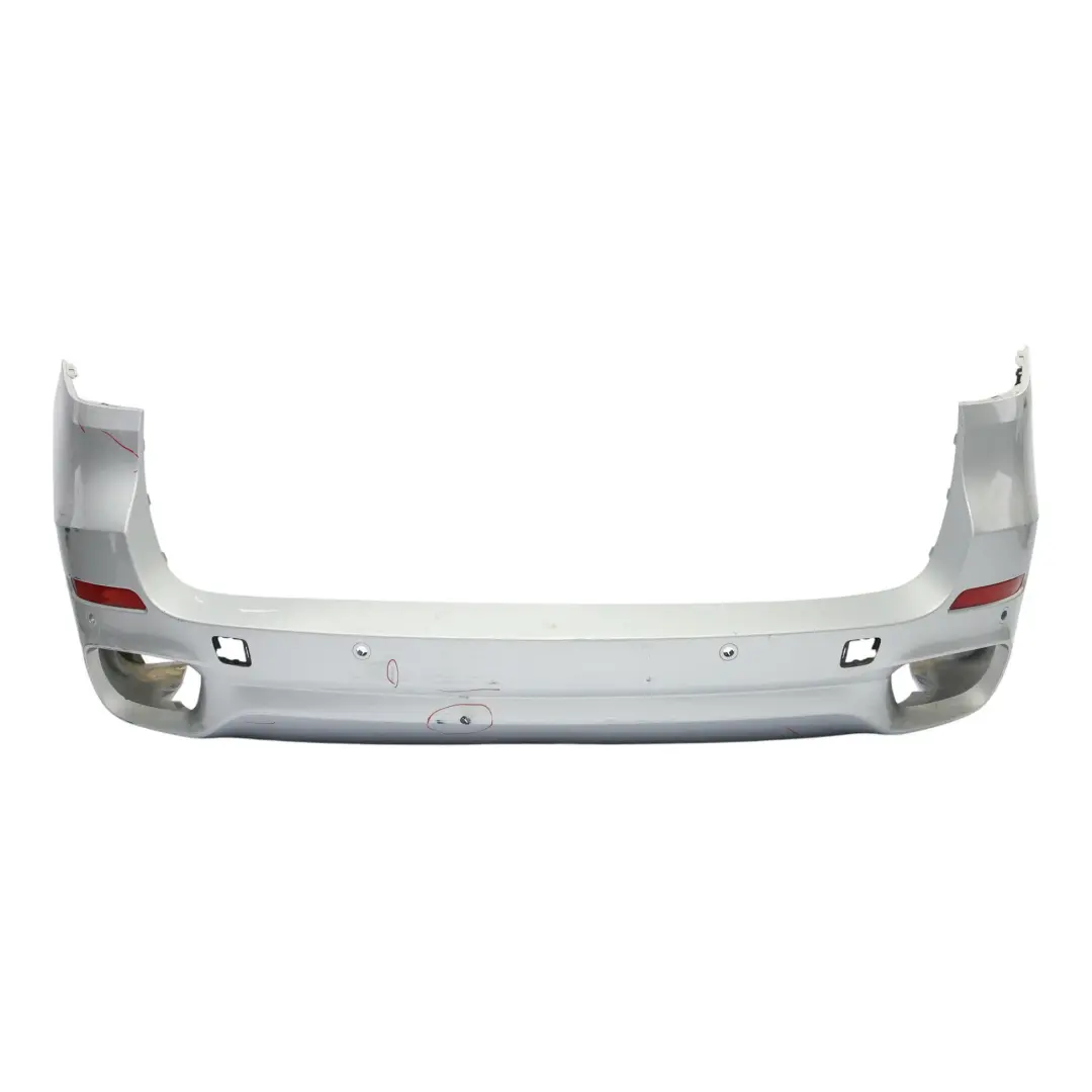 Bumper M Sport Trim Panel PDC Glacier Silver Metallic - A83 to BMW X5 F15 Rear with Part number 8058060 BMW X5 F15 Rear Bumper M Sport Trim Panel PDC Glacier Silver Metallic - A83 - SKU 8058060-GSB - Part number 8058060