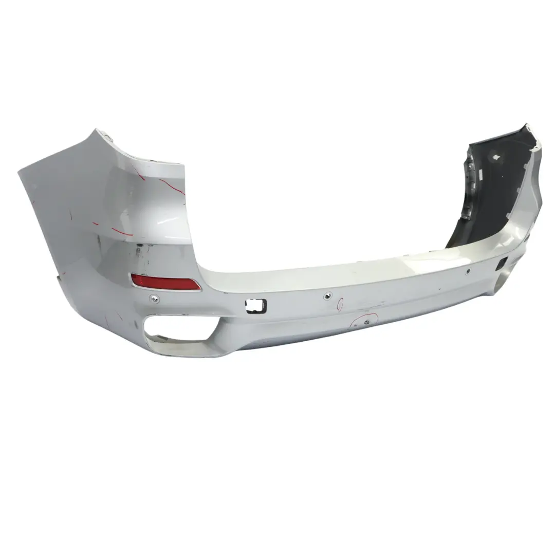Bumper M Sport Trim Panel PDC Glacier Silver Metallic - A83 to BMW X5 F15 Rear with Part number 8058060 BMW X5 F15 Rear Bumper M Sport Trim Panel PDC Glacier Silver Metallic - A83 - SKU 8058060-GSB - Part number 8058060