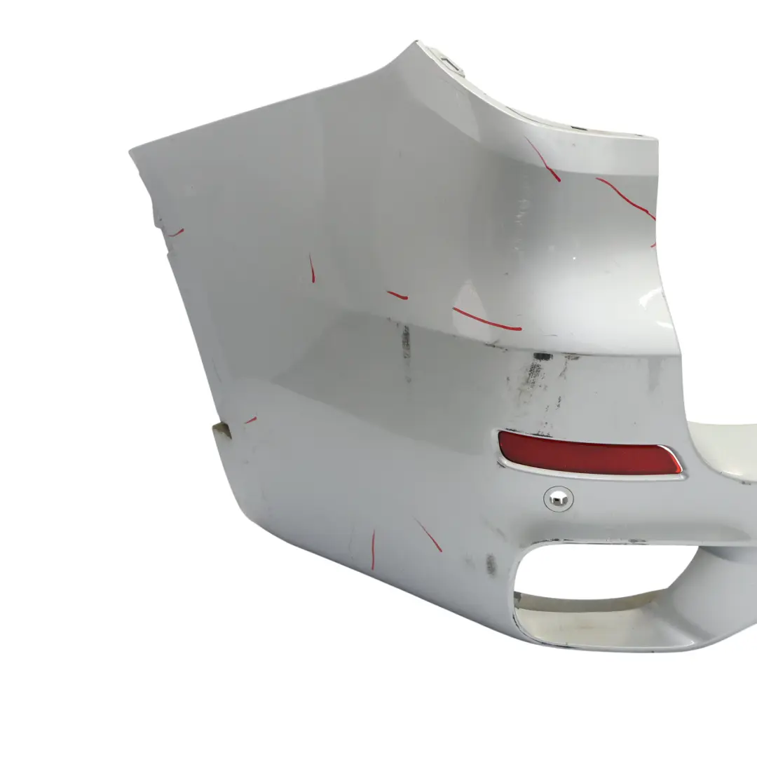 Zderzak Tylny M-Pakiet PDC Glacier Silver Srebrny Metalik - A83 do BMW X5 F15 o numerze 8058060 BMW X5 F15 Zderzak Tylny M-Pakiet PDC Glacier Silver Srebrny Metalik - A83 - SKU 8058060-GSB - Numer Części 8058060