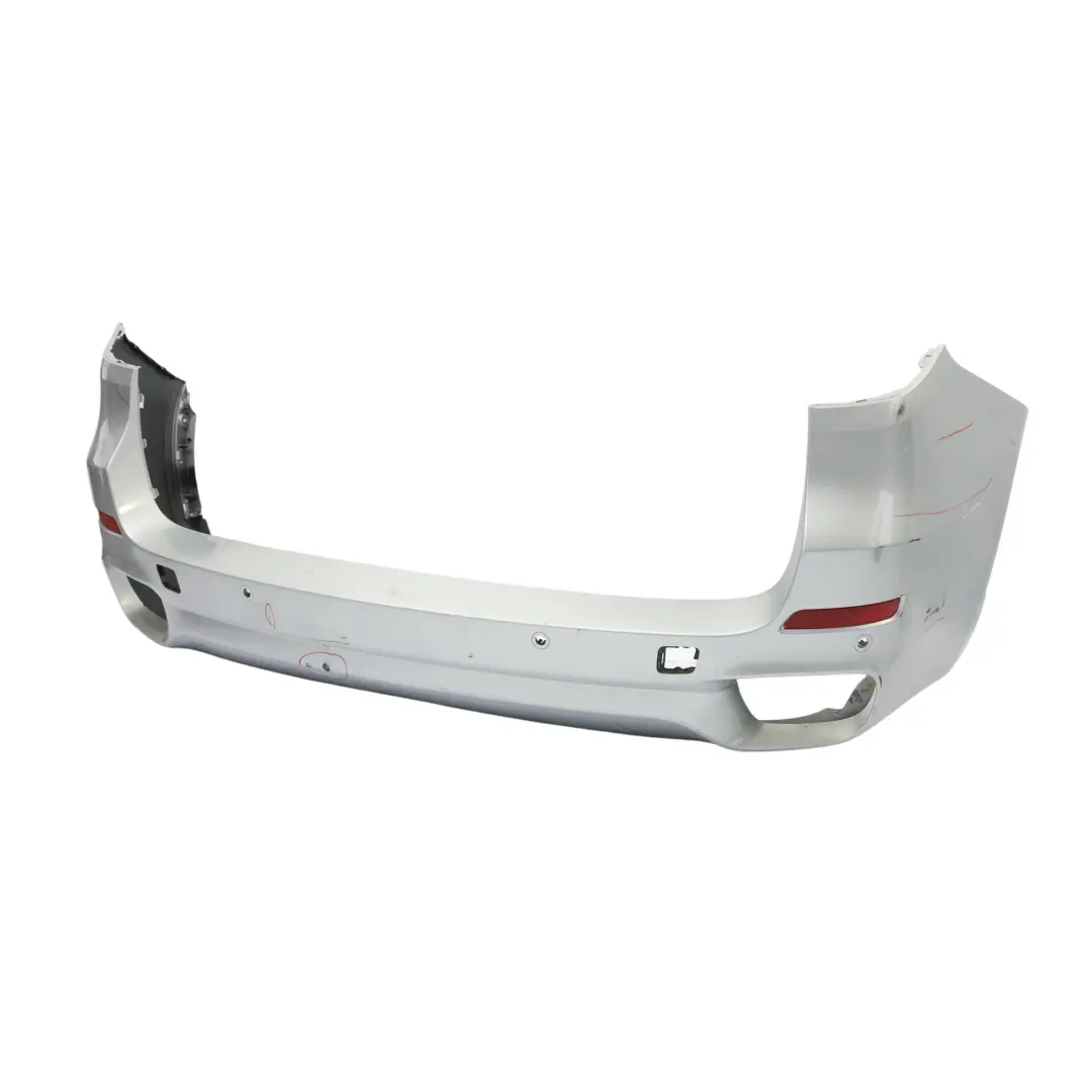 Bumper M Sport Trim Panel PDC Glacier Silver Metallic - A83 to BMW X5 F15 Rear with Part number 8058060 BMW X5 F15 Rear Bumper M Sport Trim Panel PDC Glacier Silver Metallic - A83 - SKU 8058060-GSB - Part number 8058060