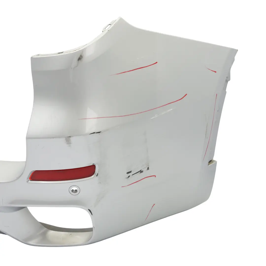 Bumper M Sport Trim Panel PDC Glacier Silver Metallic - A83 to BMW X5 F15 Rear with Part number 8058060 BMW X5 F15 Rear Bumper M Sport Trim Panel PDC Glacier Silver Metallic - A83 - SKU 8058060-GSB - Part number 8058060