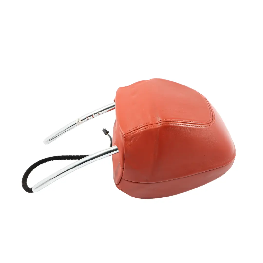 Poggiatesta Sedile Anteriore Pelle Merino Sakhir Orange per BMW F83 M4 Cabrio con numero di parte 8058447 BMW F83 M4 Cabrio Poggiatesta Sedile Anteriore Pelle Merino Sakhir Orange - SKU 8058447 - Numero di parte 8058447