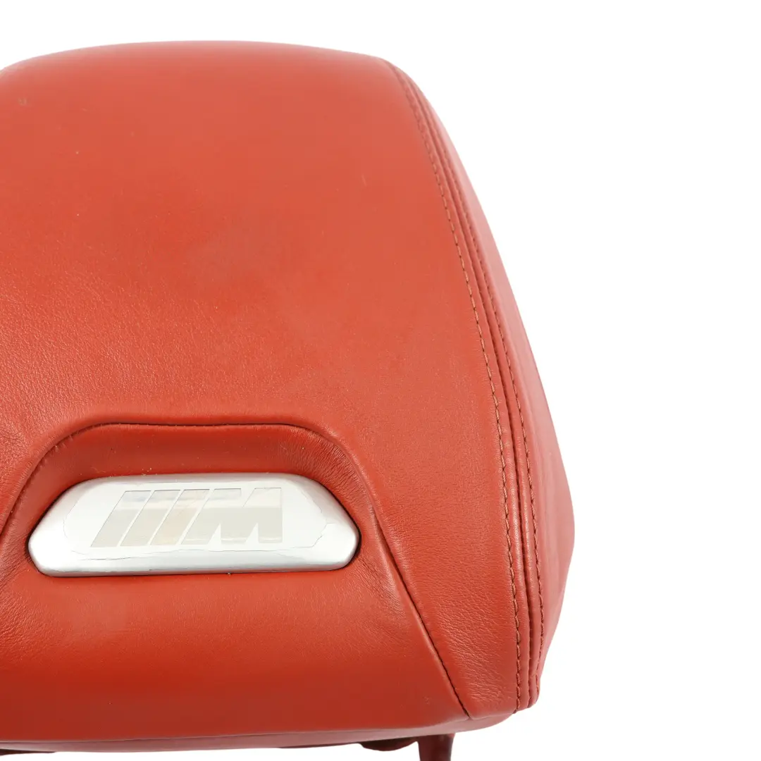 Reposacabezas Asiento Delantero Cuero Merino Sakhir Orange para BMW F83 M4 con número de pieza 8058447 BMW F83 M4 Reposacabezas Asiento Delantero Cuero Merino Sakhir Orange - SKU 8058447 - Número de pieza 8058447