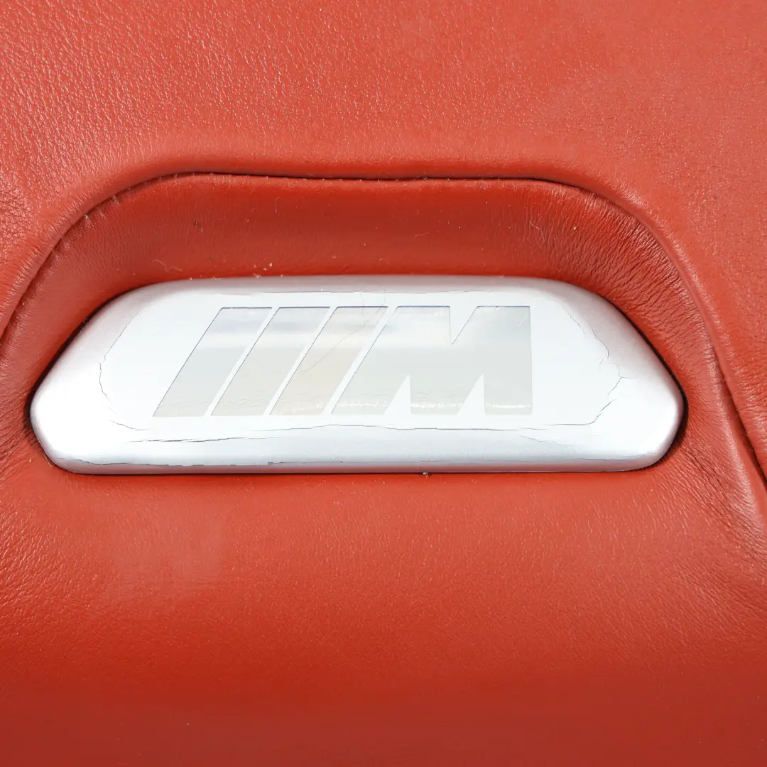 Reposacabezas Asiento Delantero Cuero Merino Sakhir Orange para BMW F83 M4 con número de pieza 8058447 BMW F83 M4 Reposacabezas Asiento Delantero Cuero Merino Sakhir Orange - SKU 8058447 - Número de pieza 8058447