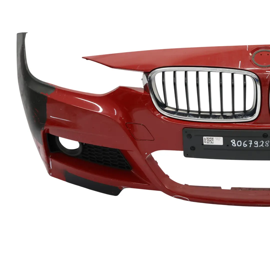 Front Bumper BMW F30 F31 M Sport Complete Trim Panel Melbourne Red - A75 to with Part number 8067928 Front Bumper BMW F30 F31 M Sport Complete Trim Panel Melbourne Red - A75 - SKU 8067928-MRT - Part number 8067928