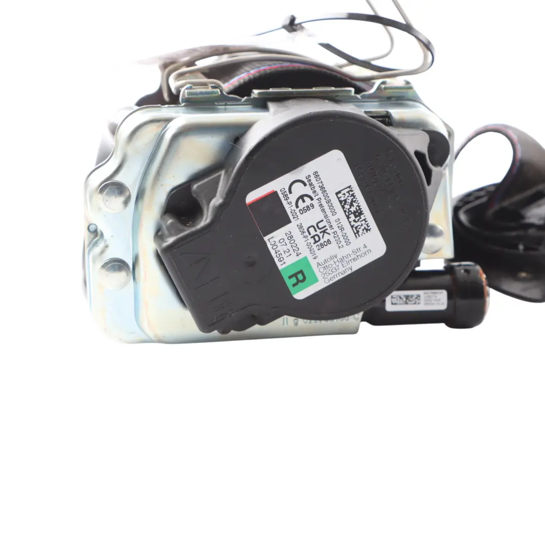 Belt BMW F40 F44 M Sport Seat Belt Front Right O/S Black to Seat with Part number 8076556 Seat Belt BMW F40 F44 M Sport Seat Belt Front Right O/S Black - SKU 8076556 - Part number 8076556