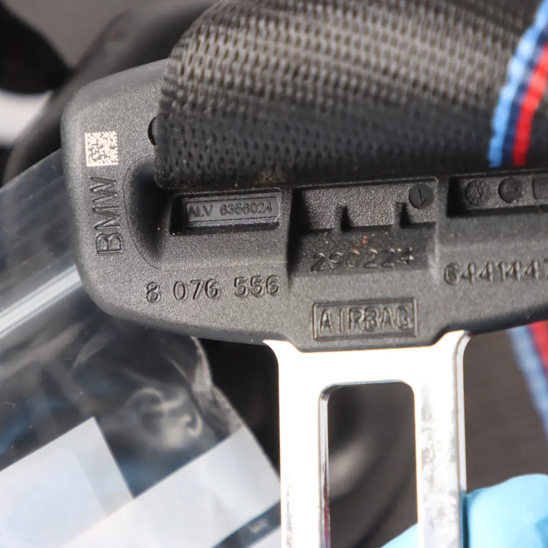 Belt BMW F40 F44 M Sport Seat Belt Front Right O/S Black to Seat with Part number 8076556 Seat Belt BMW F40 F44 M Sport Seat Belt Front Right O/S Black - SKU 8076556 - Part number 8076556