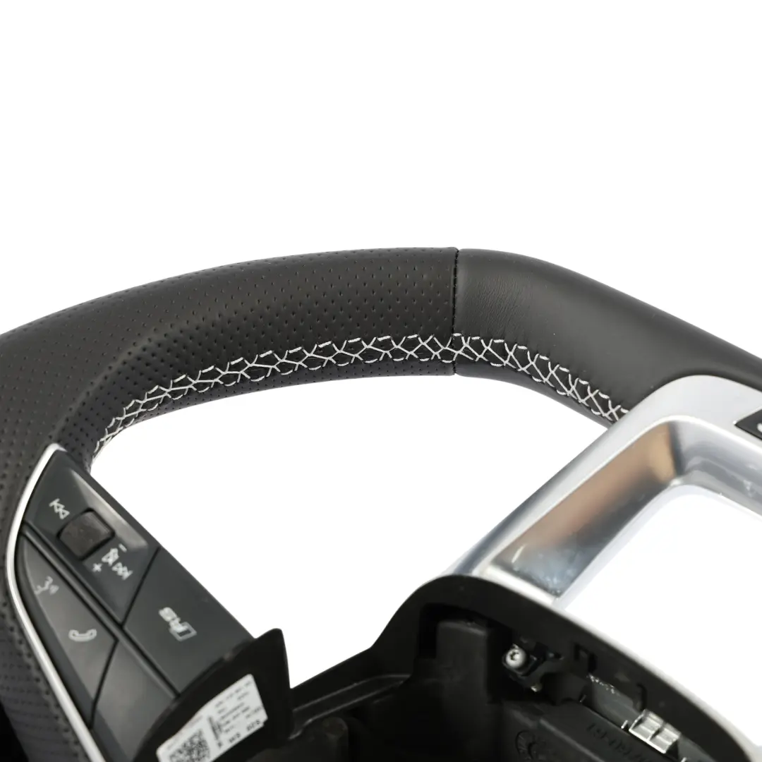 SQ3 RSQ3 NUEVO Cuero Negro Fondo Plano Palanca de Cambio para Volante Audi Q3 con número de pieza 83A419091AR Volante Audi Q3 SQ3 RSQ3 NUEVO Cuero Negro Fondo Plano Palanca de Cambio - SKU 83A419091AR-1 - Número de pieza 83A419091AR