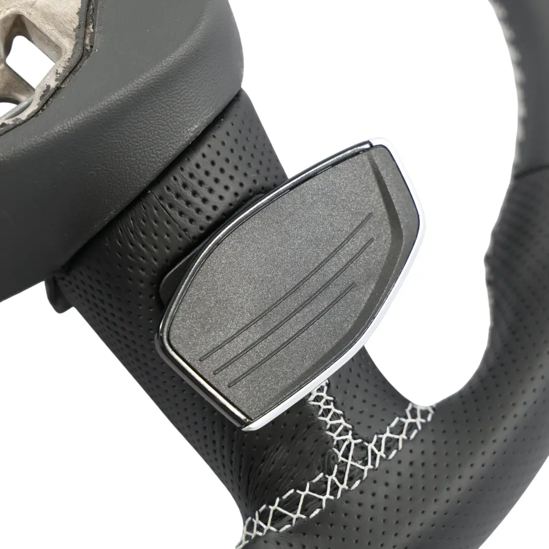 SQ3 RSQ3 NUOVO In Pelle Nera Fondo Piatto Cambio al Volante per Volante Audi Q3 con numero di parte 83A419091AR Volante Audi Q3 SQ3 RSQ3 NUOVO In Pelle Nera Fondo Piatto Cambio al Volante - SKU 83A419091AR-1 - Numero di parte 83A419091AR