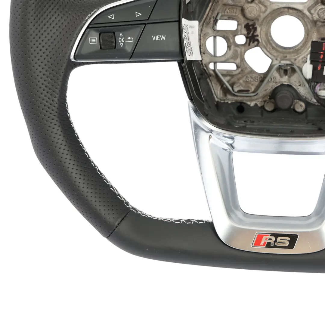 SQ3 RSQ3 NUEVO Cuero Negro Fondo Plano Palanca de Cambio para Volante Audi Q3 con número de pieza 83A419091AR Volante Audi Q3 SQ3 RSQ3 NUEVO Cuero Negro Fondo Plano Palanca de Cambio - SKU 83A419091AR-1 - Número de pieza 83A419091AR