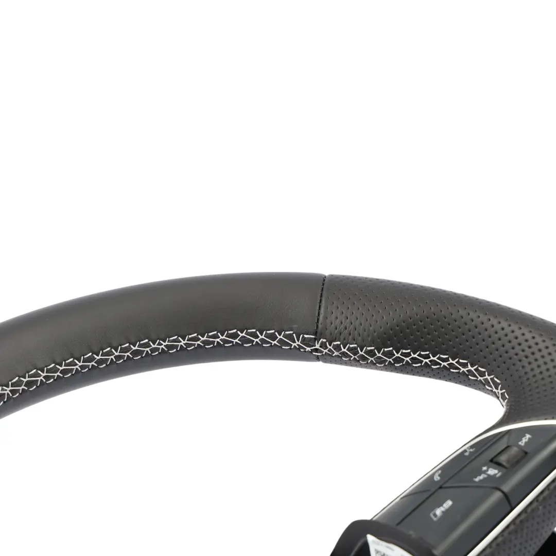 Volante Audi Q3 SQ3 RSQ3 NUOVO In Pelle Nera Fondo Piatto Cambio al Volante - SKU 83A419091AR-1 - Numero di parte 83A419091AR