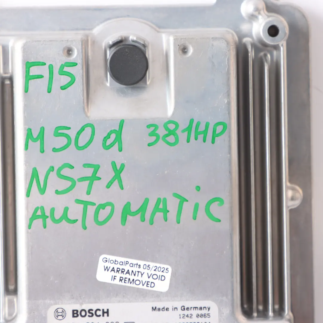 M50d N57X 381HP Engine Control Unit ECU DDE Automatic to BMW X5 F15 with Part number 8473191 BMW X5 F15 M50d N57X 381HP Engine Control Unit ECU DDE Automatic - SKU 8473191 - Part number 8473191