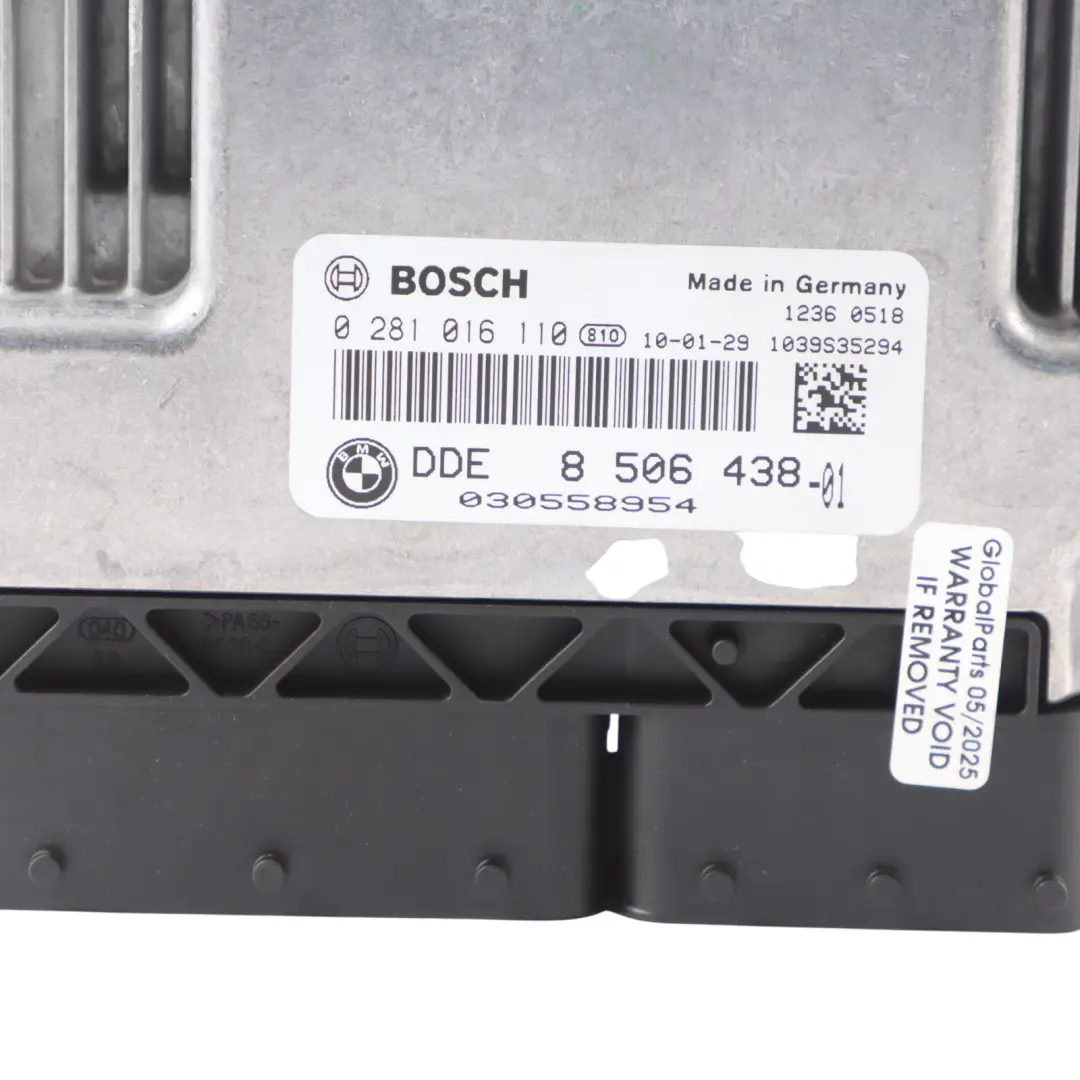 N47 Steuergerät DDE CAS3 + Schlüssel für BMW E81 E87 LCI E90 E91 120d 320d mit Teilenummer 8506438 BMW E81 E87 LCI E90 E91 120d 320d N47 Steuergerät DDE CAS3 + Schlüssel - SKU 8506438-1 - Teilenummer 8506438