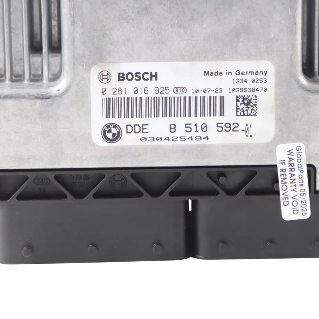 BMW E81 E88 E90 LCI 118d 318d N47 143HP ECU Kit DDE CAS3 Key Manual - SKU 8510592-6 - Part number 8510592