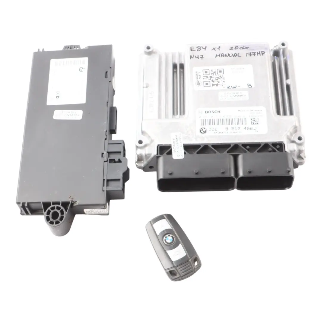 BMW E84 E90 LCI 20dX 320xd N47 177HP ECU Kit DDE CAS3 + Key Manual - SKU 8512498-4 - Part number 8512498