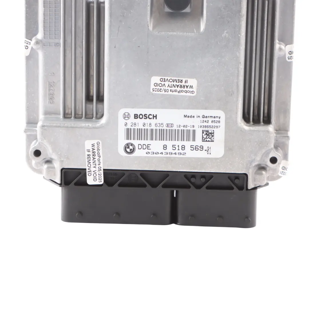 N47N 118d 318d Centralina Motore DDE Manuale per BMW F20 F21 F30 F31 con numero di parte 8518569 BMW F20 F21 F30 F31 N47N 118d 318d Centralina Motore DDE Manuale - SKU 8518569-5 - Numero di parte 8518569