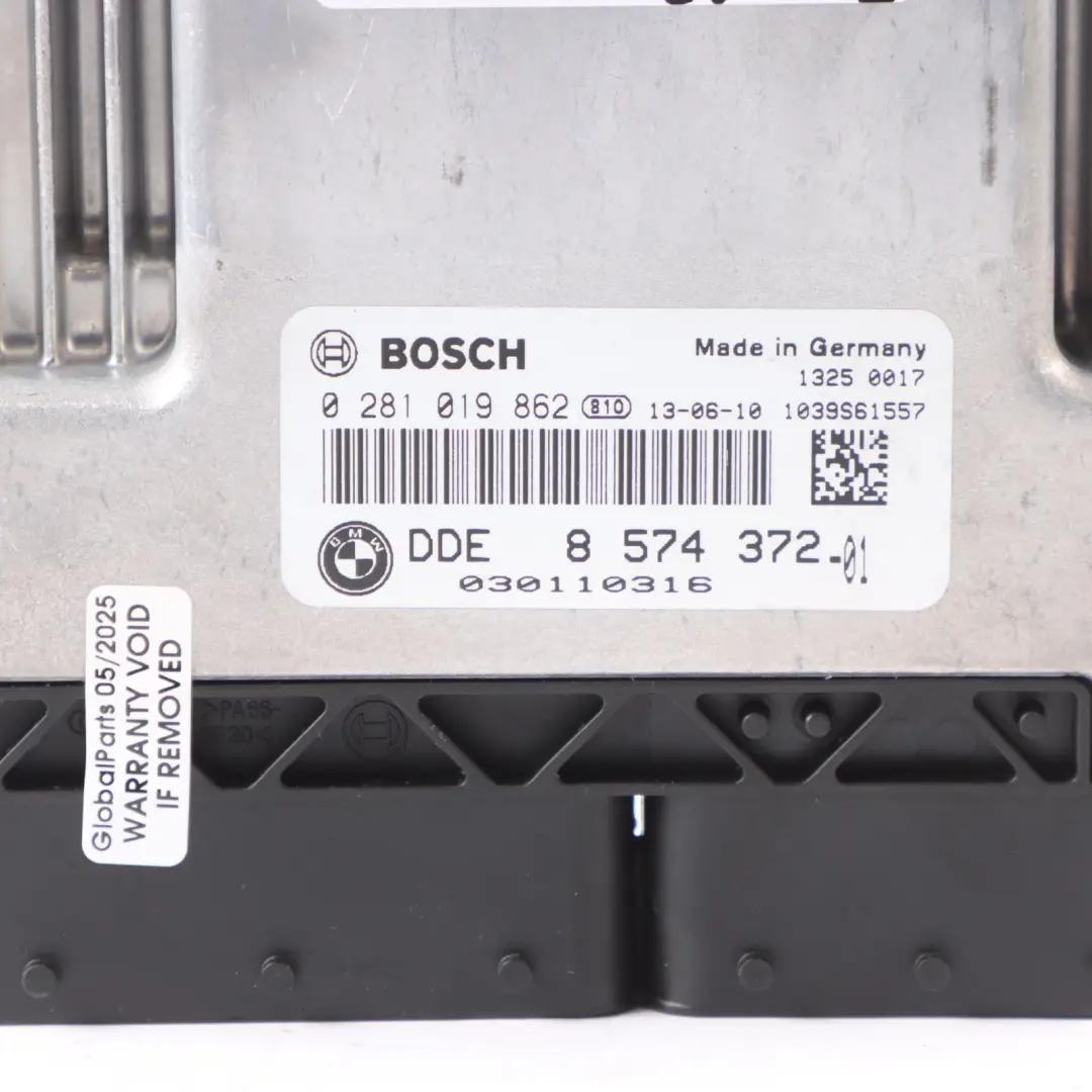 BMW F30 F32 330d 430d N57N Unidad Control Motor ECU Kit DDE Automático - SKU 8574372-2 - Número de pieza 8574372