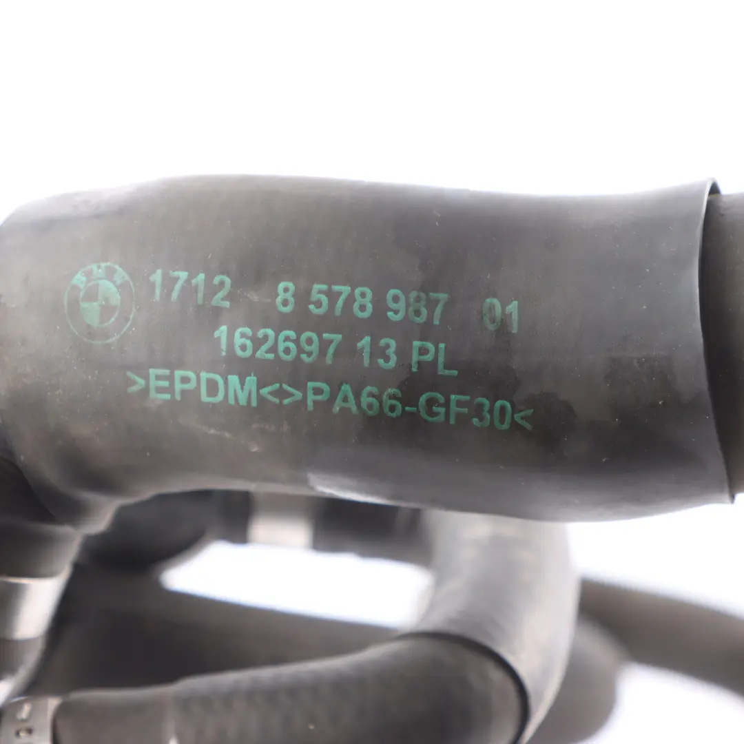 Coolant Pipe BMW X5 E70 LCI X5 F15 X6 F16 N57X Diesel Water Hose Line to with Part number 8578987 Coolant Pipe BMW X5 E70 LCI X5 F15 X6 F16 N57X Diesel Water Hose Line - SKU 8578987 - Part number 8578987