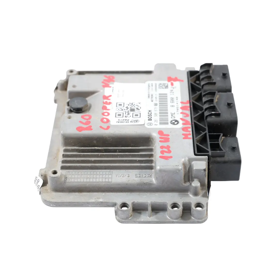 122HP Unidad Control Motor ECU DME Manual para Mini Cooper R56 LCI R60 N16 con número de pieza 8600124 Mini Cooper R56 LCI R60 N16 122HP Unidad Control Motor ECU DME Manual - SKU 8600124-7 - Número de pieza 8600124