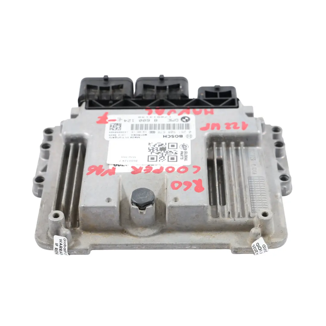 122HP Engine Control Unit ECU DME Manual to Mini Cooper R56 LCI R60 N16 with Part number 8600124 Mini Cooper R56 LCI R60 N16 122HP Engine Control Unit ECU DME Manual - SKU 8600124-7 - Part number 8600124