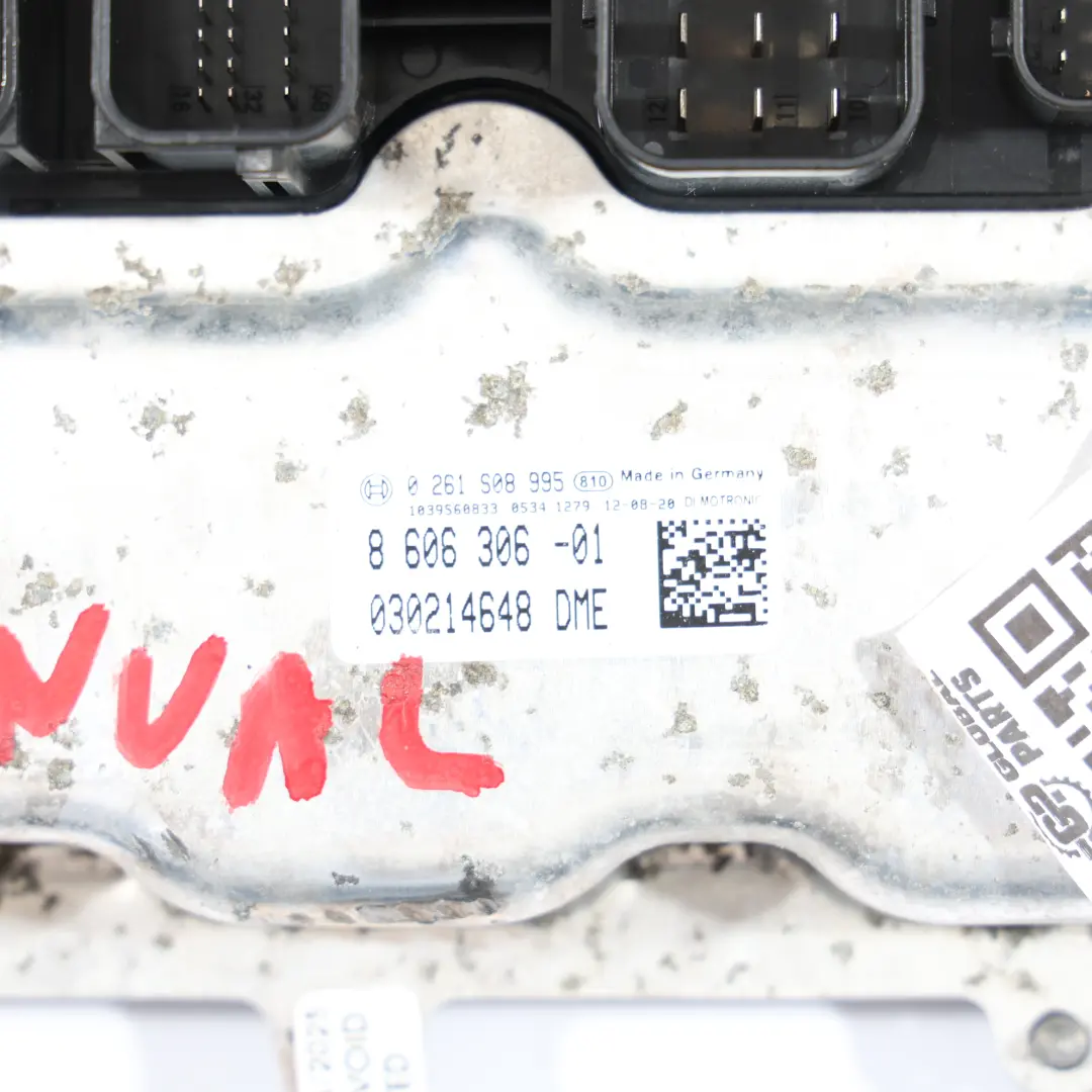 Essence N20 Unité Contrôle Moteur ECU DME pour BMW F10 F11 F30 184 CV à propos du numéro de pièce 8606306 BMW F10 F11 F30 184 CV Essence N20 Unité Contrôle Moteur ECU DME - SKU 8606306 - Numéro de pièce 8606306