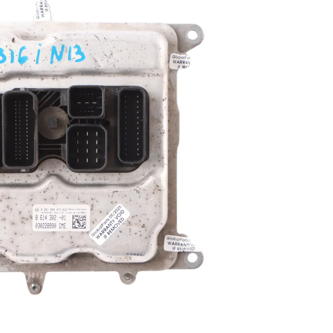 Control Unit ECU Module DME Manual to BMW F20 F21 F30 116i 316i N13 Engine with Part number 8614302 BMW F20 F21 F30 116i 316i N13 Engine Control Unit ECU Module DME Manual - SKU 8614302-2 - Part number 8614302