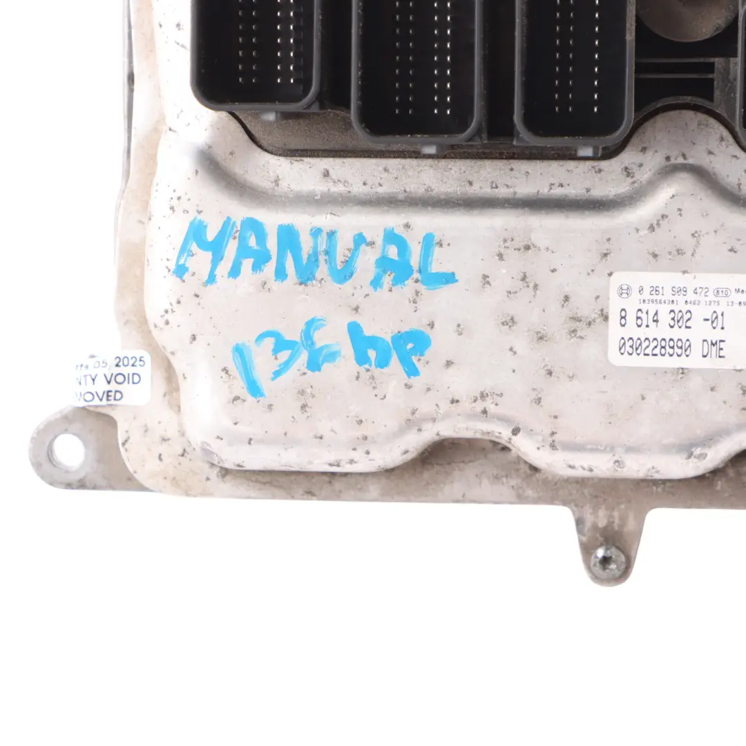 Control Unit ECU Module DME Manual to BMW F20 F21 F30 116i 316i N13 Engine with Part number 8614302 BMW F20 F21 F30 116i 316i N13 Engine Control Unit ECU Module DME Manual - SKU 8614302-2 - Part number 8614302
