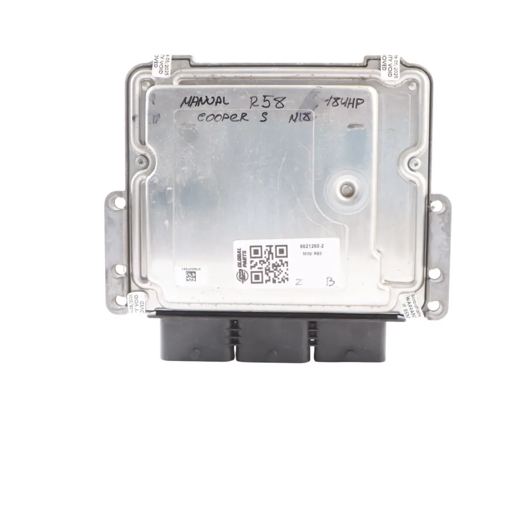 Mini Cooper S R58 R60 N18 184 HP Engine ECU Kit DME CAS3 + Key Manual - SKU 8621260-2 - Part number 8621260
