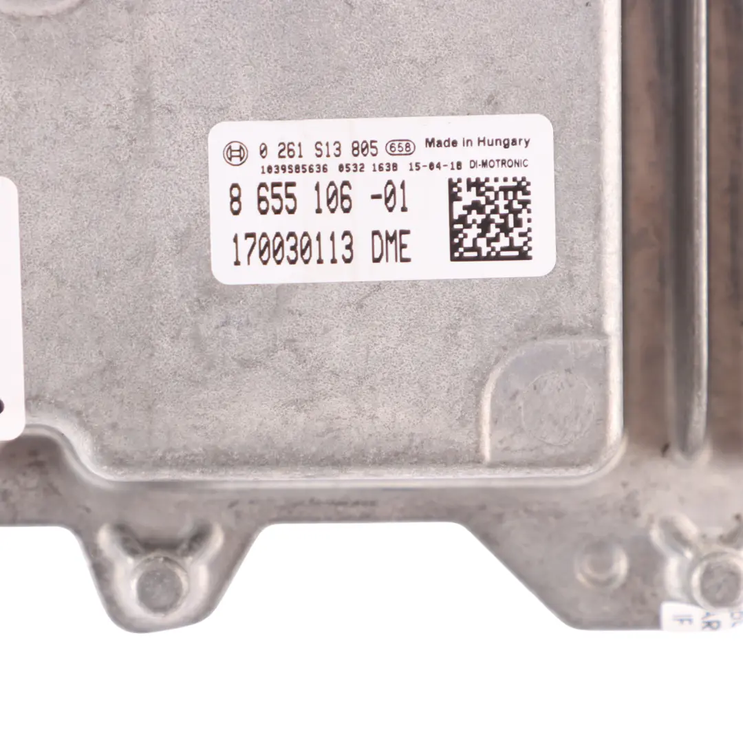 B38 136HP Petrol Engine Control Unit ECU DME Manual to BMW F45 218i with Part number 8655106 BMW F45 218i B38 136HP Petrol Engine Control Unit ECU DME Manual - SKU 8655106-3 - Part number 8655106