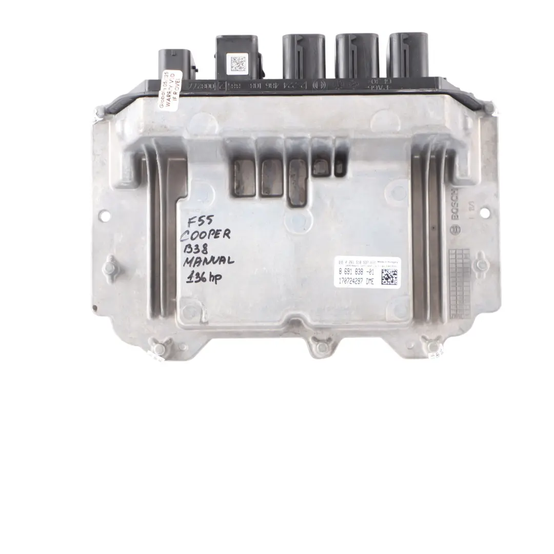 136PS Benzinmotor Steuergerätesatz DME Handbuch für Mini F54 F55 F57 B48 mit Teilenummer 8674258 Mini F54 F55 F57 B48 136PS Benzinmotor Steuergerätesatz DME Handbuch - SKU 8691838-1 - Teilenummer 8674258