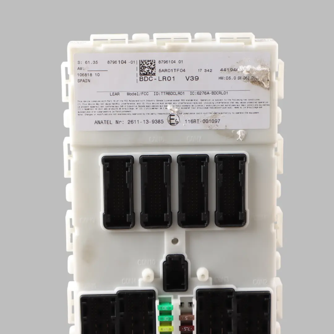 BMW X5 F15 X6 F16 ECU Body Control Module BCM - SKU 8796104 - Part number 8796104