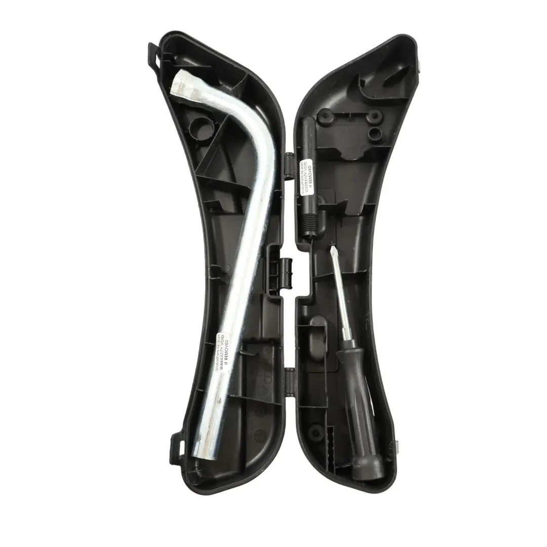 Ersatzradschlüssel Mutter Werkzeugsatz Halter Haken Box für Audi A4 B7 mit Teilenummer 8E0012111A Audi A4 B7 Ersatzradschlüssel Mutter Werkzeugsatz Halter Haken Box - SKU 8E0012111A-1 - Teilenummer 8E0012111A