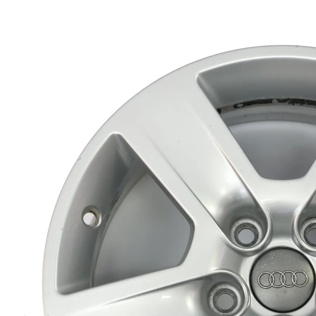Audi A4 B7 8E Silberne Alufelge 16" ET:42 7J Sternspeiche - SKU 8E0601025B-5 - Teilenummer 8E0601025B