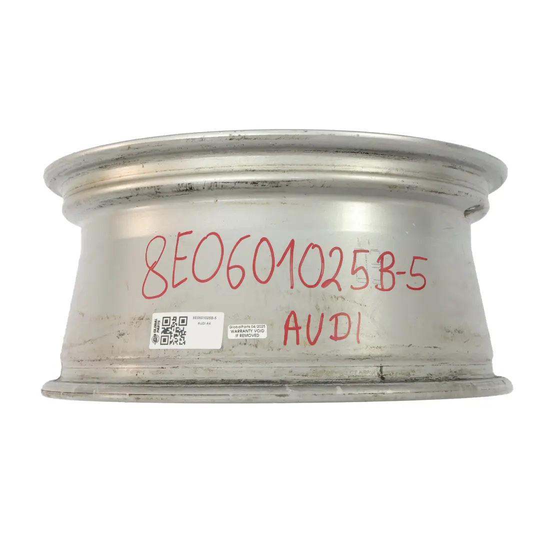 Audi A4 B7 8E Cerchio In Lega Argento 16" ET:42 7J - SKU 8E0601025B-5 - Numero di parte 8E0601025B