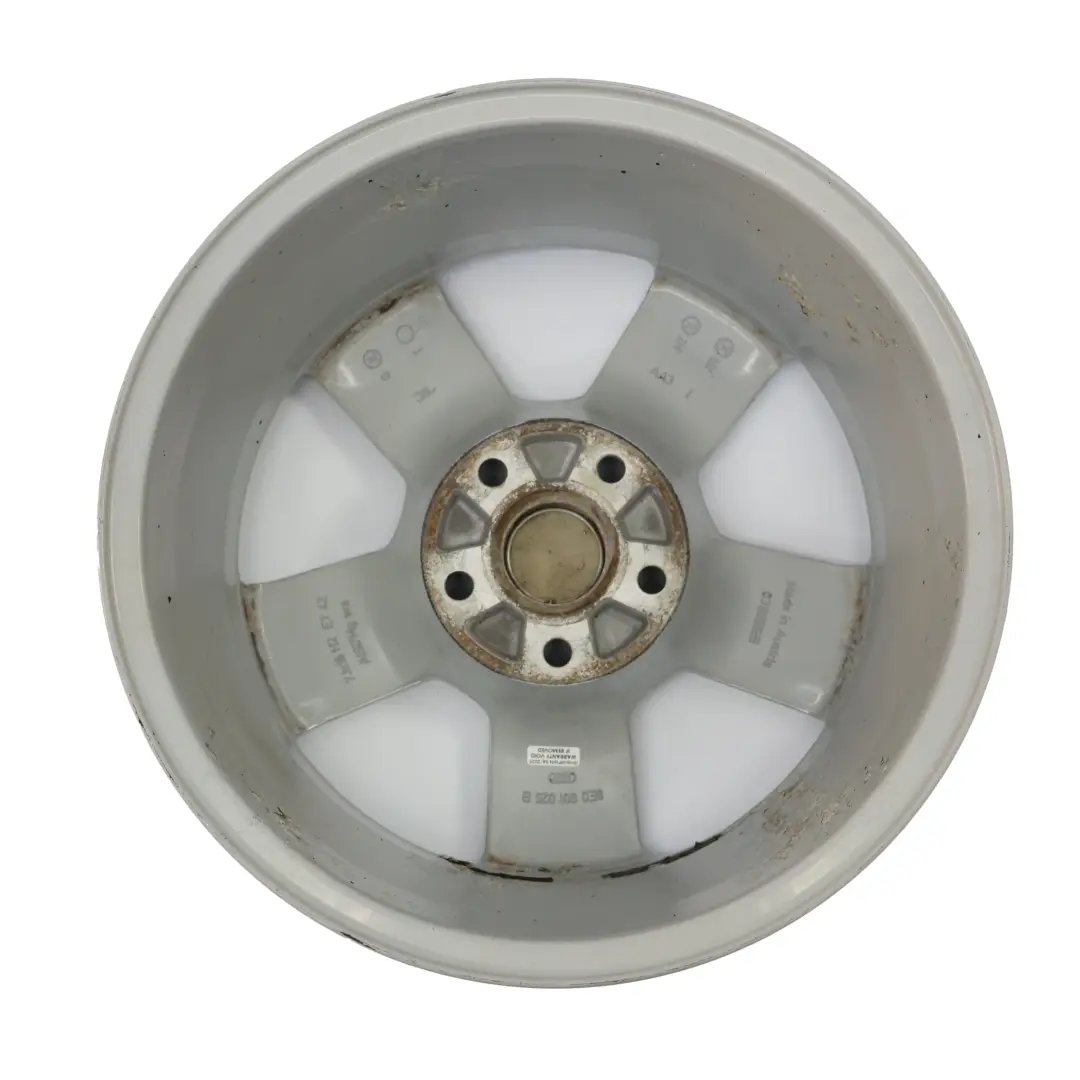 Llanta De Aleación Plateada Audi A4 B7 8E 16" ET:42 7J Star Spoke para con número de pieza 8E0601025B Llanta De Aleación Plateada Audi A4 B7 8E 16" ET:42 7J Star Spoke - SKU 8E0601025B-6 - Número de pieza 8E0601025B