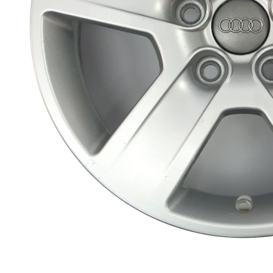 Alloy Wheel Rim 16" ET:42 7J Star Spoke to Audi A4 B7 8E Silver with Part number 8E0601025B Audi A4 B7 8E Silver Alloy Wheel Rim 16" ET:42 7J Star Spoke - SKU 8E0601025B-6 - Part number 8E0601025B