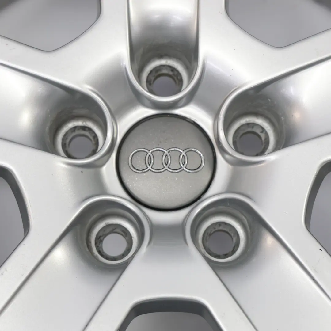 Alloy Wheel Rim 16" ET:42 7J Star Spoke to Audi A4 B7 8E Silver with Part number 8E0601025B Audi A4 B7 8E Silver Alloy Wheel Rim 16" ET:42 7J Star Spoke - SKU 8E0601025B-7 - Part number 8E0601025B